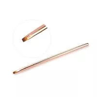 Кисть для геля Magic квадратная №4 (розовое золото) TNL