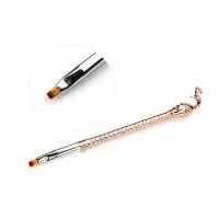 Кисть для геля Жар-птица квадратная №4 хамелеон TNL