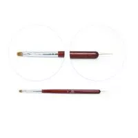 Кисть для геля №4 на конце дотс TNL